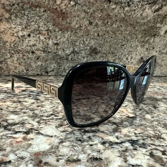 Versace | Accessories | Versace Crystal Embellished Black  display picture 2